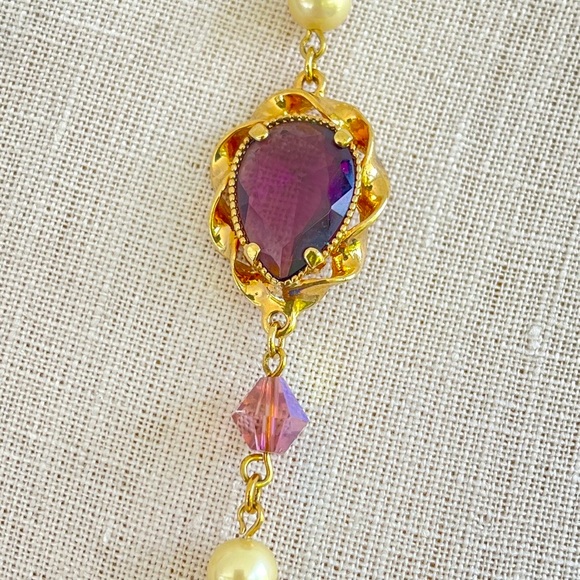 Carolee Lux 40" long of Pearls & Crystals - Picture 3 of 8